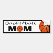 Basketbal Moeder Bumpersticker (Voorkant)