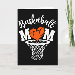 Basketbal Moeder Cute Nieuwigheid Versleten Vrouwe Kaart