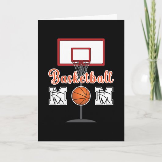 Basketbal Moeder Kaart (Voorkant)