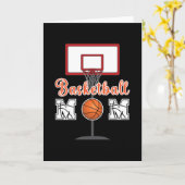 Basketbal Moeder Kaart (Gele Bloem)