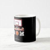 Basketbal Moeder Koffiemok (Voorkant rechts)