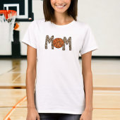 Basketbal Moeder Leopard Shirt Leuke Custom