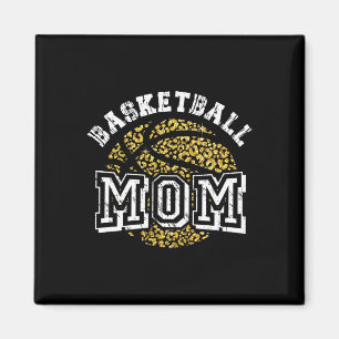 Basketbal Moeder Liefhebber Leuk Moeder Basketbals Magneet