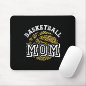 Basketbal Moeder Liefhebber Leuke Moeder Basketbal Muismat (Met muis)