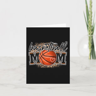 Basketbal Moeder Luipaard Basketbal Senior Moeder Kaart