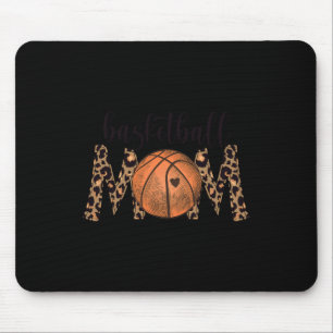Basketbal Moeder Luipaard Print Cheetah Trots Moed Muismat
