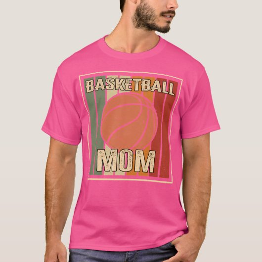 Basketbal moeder Matching Ouders Basketbal Fans De T-shirt (Voorkant)