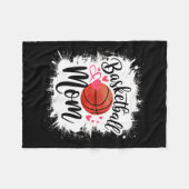 Basketbal Moeder Moeder Fleece Deken (Voorkant (Horizontaal))