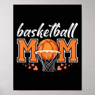 Basketbal moeder moeder moeders spel dag basketbal poster