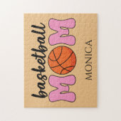 Basketbal Moeder Moederdag Personaliseren Legpuzzel (Verticaal)