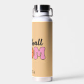 Basketbal Moeder Moederdag Personaliseren Waterfles (Achterkant)