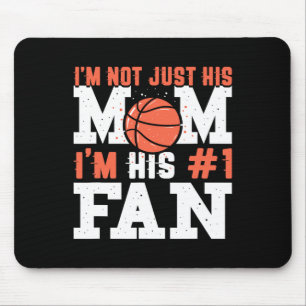 Basketbal Moeder Nummer 1 Fan - Basketbal Moeder Muismat