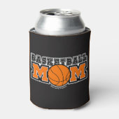 Basketbal Moeder Screwball Graphics Blikjeskoeler (Blikje Voorkant)