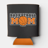 Basketbal Moeder Screwball Graphics Blikjeskoeler (Achterkant)