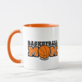 Basketbal Moeder Screwball Graphics Mok (Links)