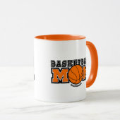 Basketbal Moeder Screwball Graphics Mok (Voorkant rechts)