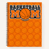 Basketbal Moeder Screwball Graphics Notitieboek (Voorkant)