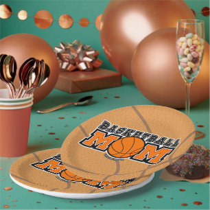 Basketbal Moeder Screwball Graphics Papieren Bordje