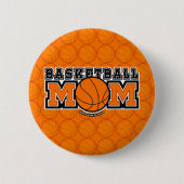 Basketbal Moeder Screwball Graphics Ronde Button 5,7 Cm (Voorkant)