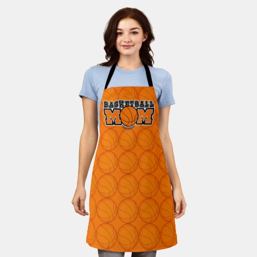 Basketbal Moeder Screwball Graphics Schort (Gedragen)