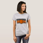 Basketbal Moeder Screwball Graphics T-shirt (Voorkant volledig)