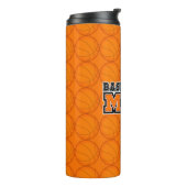 Basketbal Moeder Screwball Graphics Thermosbeker (Gedraaid links)