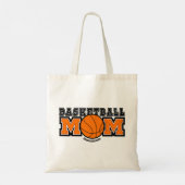 Basketbal Moeder Screwball Graphics Tote Bag (Achterkant)