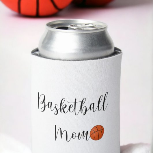 Basketbal Moeder Script Shirt Schattig Blikjeskoeler