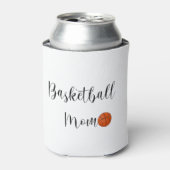 Basketbal Moeder Script Shirt Schattig Blikjeskoeler (Blikje Voorkant)