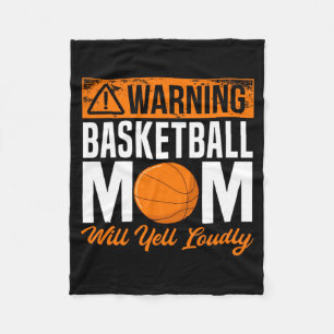 Basketbal Moeder Speler Team Srt Moederdag Mama Fleece Deken