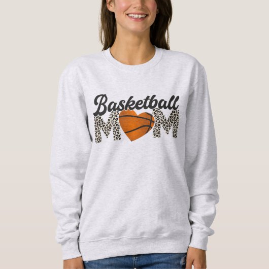 Basketbal Moeder Sweatshirt (Voorkant)