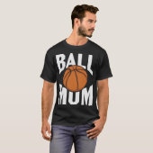 Basketbal moeder t-shirt (Voorkant volledig)