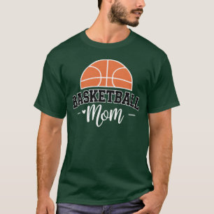 Basketbal Moeder Trots Sport Moeder cadeau T-shirt