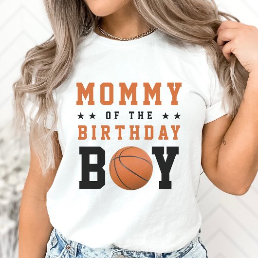 Basketbal Moeder Verjaardagsfeestje Ouder T-shirt