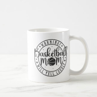 Basketbal Moeder zal schreeuwen luid Moederdag 1 Koffiemok