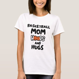 Basketbal Moeders: Hoops en knuffels - Moederdag T-shirt
