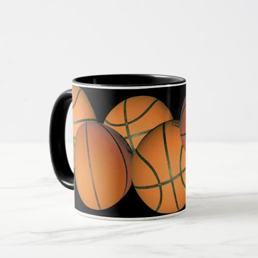 basketbal mok (Voorkant links)