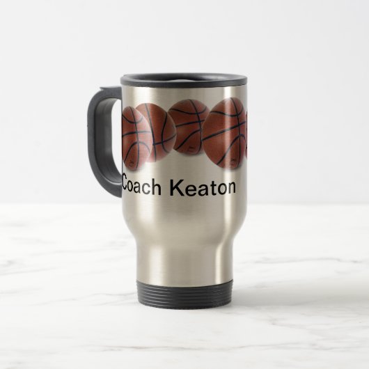 Basketbal Mok door SRF (Voorkant links)