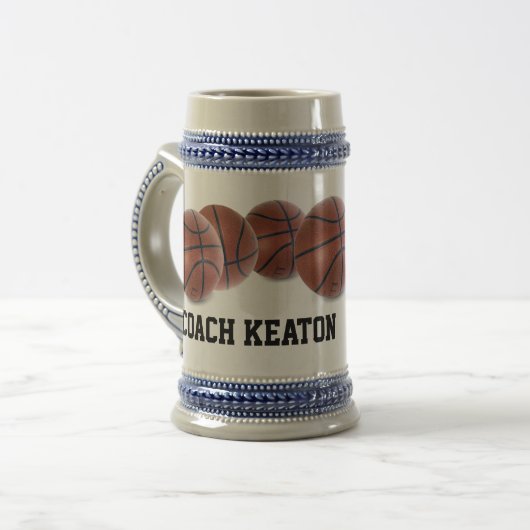 Basketbal Mok door SRF (Voorkant links)