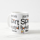 Basketbal Mokken Sport (Voorkant links)