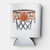 Basketbal Mom Hoop Hoofdband Custom Blikjeskoeler (Voorkant)