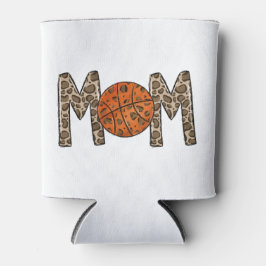 Basketbal Mom Leopard Blikjeskoeler