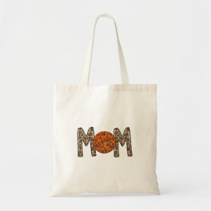 Basketbal Mom Leopard Tote Bag