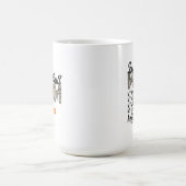 Basketbal Mom Mok, voor & achter verschillend ontw Koffiemok (Center)