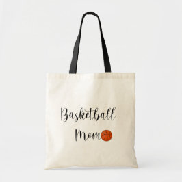 Basketbal Mom Script Team Shirt Tote Bag