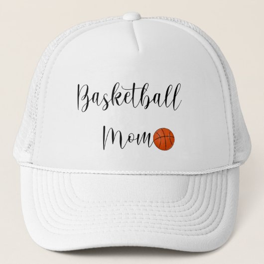 Basketbal Mom Script Trucker Pet (Voorkant)