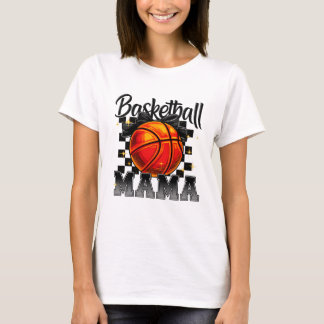 Basketbal Mom Shirt met Bow Graphic - Sport moeder