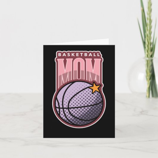 Basketbal Mom - Sport Active Kaart (Voorkant)