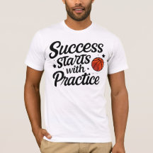 Basketbal Motivatie Succes Oefen Quote