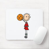 Basketbal Mousepad Schieten Muismat (Met muis)